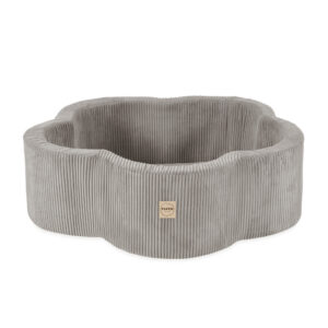 PLUSH NEST PLUSH NEST Suchý bazén Květinová zóna 95 × 30 cm Prémiový béžový manšestr