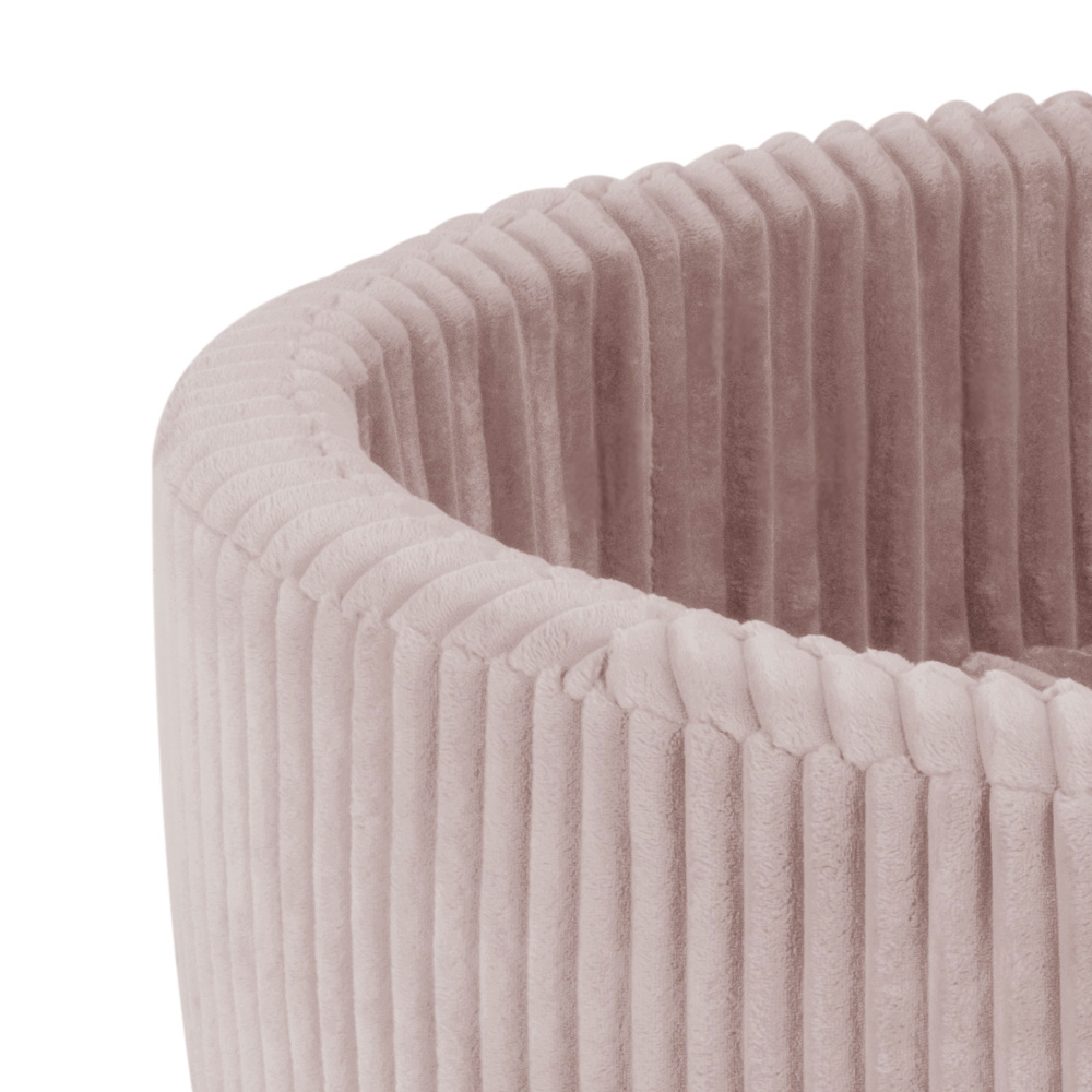 PLUSH NEST PLUSH NEST Suchý bazén kulatý Puffy Lamell růžový Ø 90 × 30 cm s 200 míčky - Obrázek 2