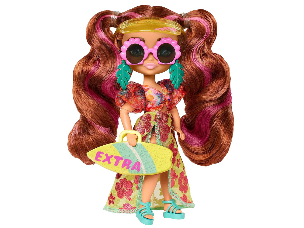 Panenka Barbie Extra Fly Minis plážový vzhled - Obrázek 2