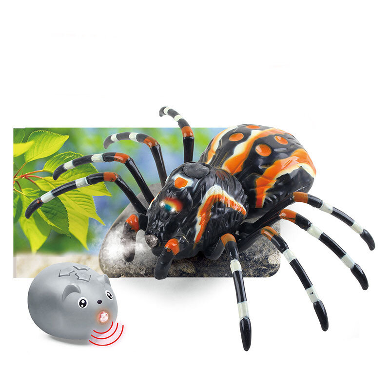 Pavouk tarantule na dálkové ovládání infračervené I/R černý - Obrázek 2