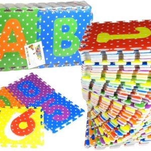 Pěnové puzzle abeceda a čísla 36 prvků