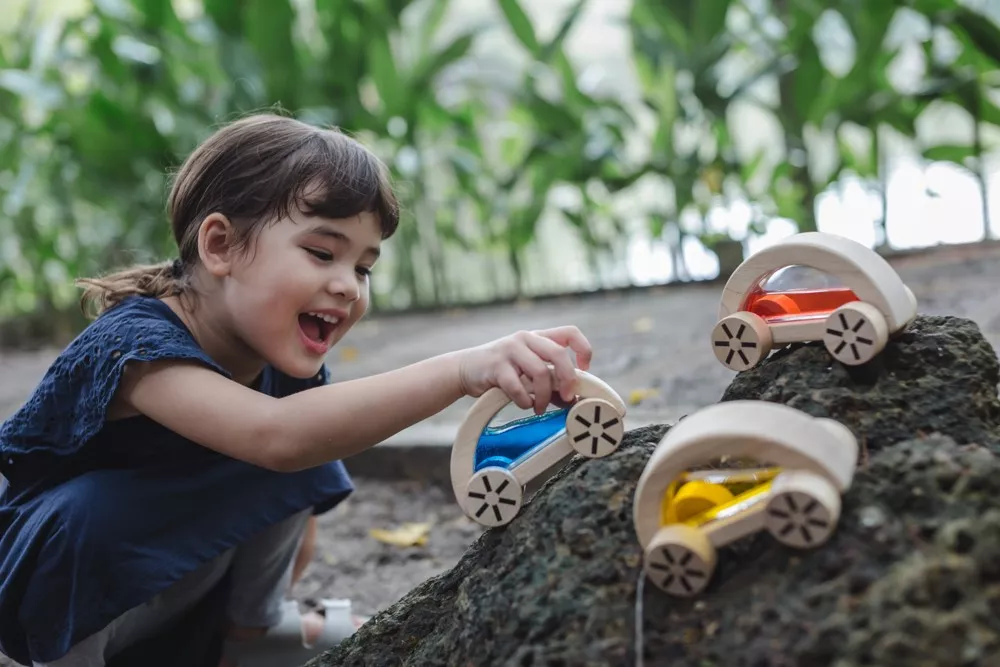 PlanToys PlanToys Auto s vodou - Modré - Obrázek 2