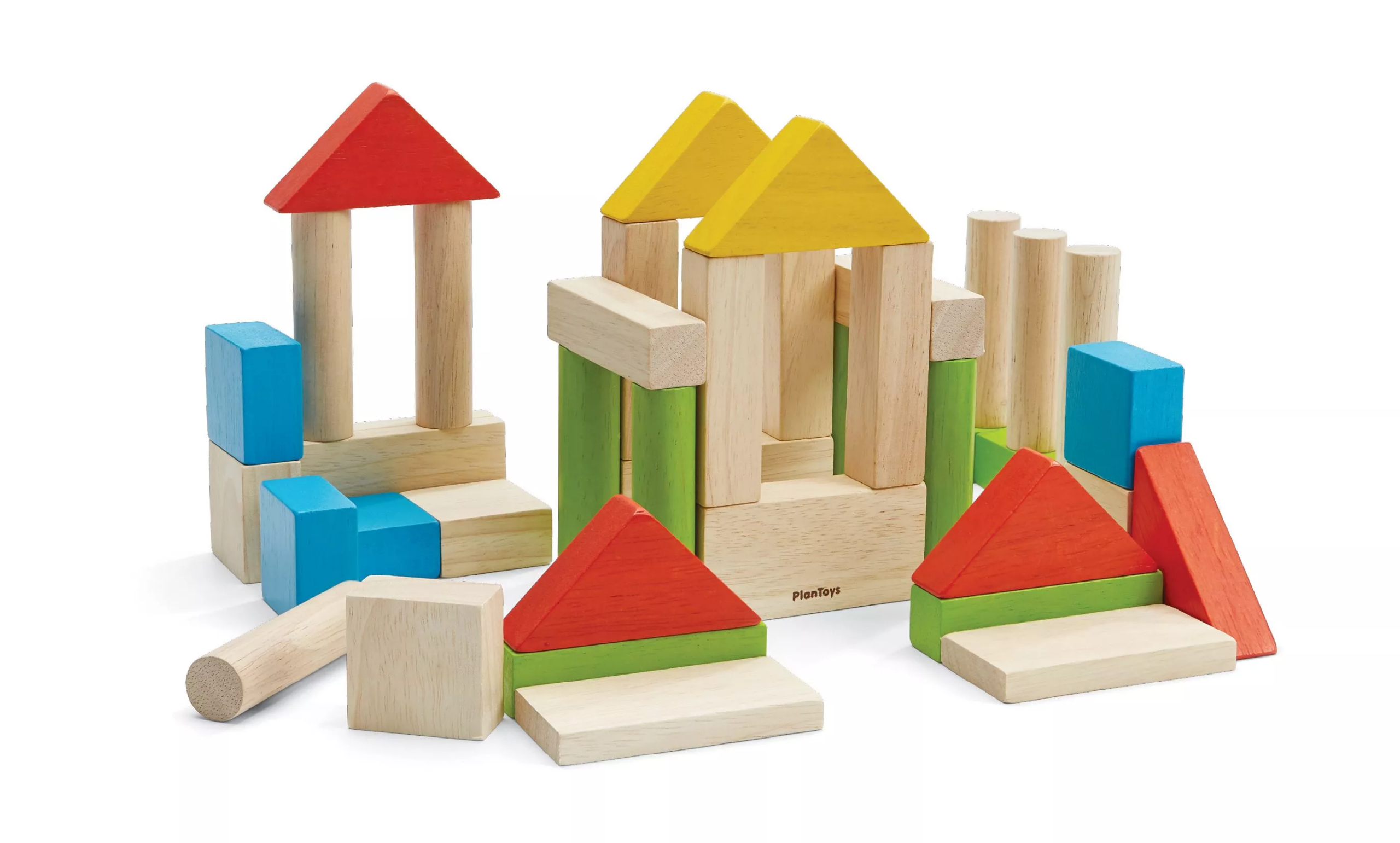 PlanToys PlanToys Barevné kostky - 40 ks - Obrázek 2