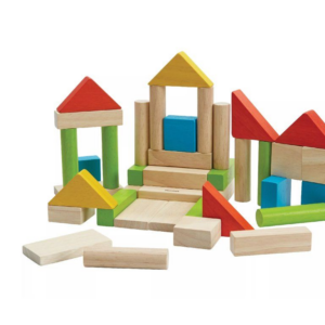 PlanToys PlanToys Barevné kostky - 40 ks