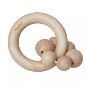 PlanToys PlanToys Chrastítko korálky - přírodní