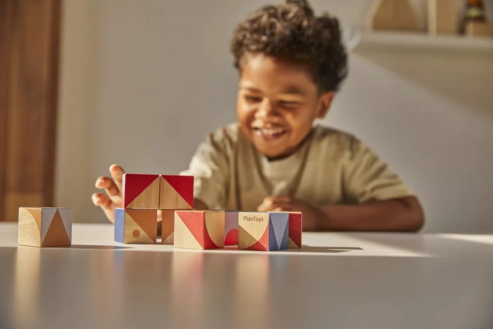 PlanToys PlanToys Dětské kostky s obrázky - Obrázek 2