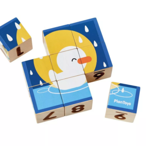 PlanToys PlanToys Obrázkové kostky - Zvířata