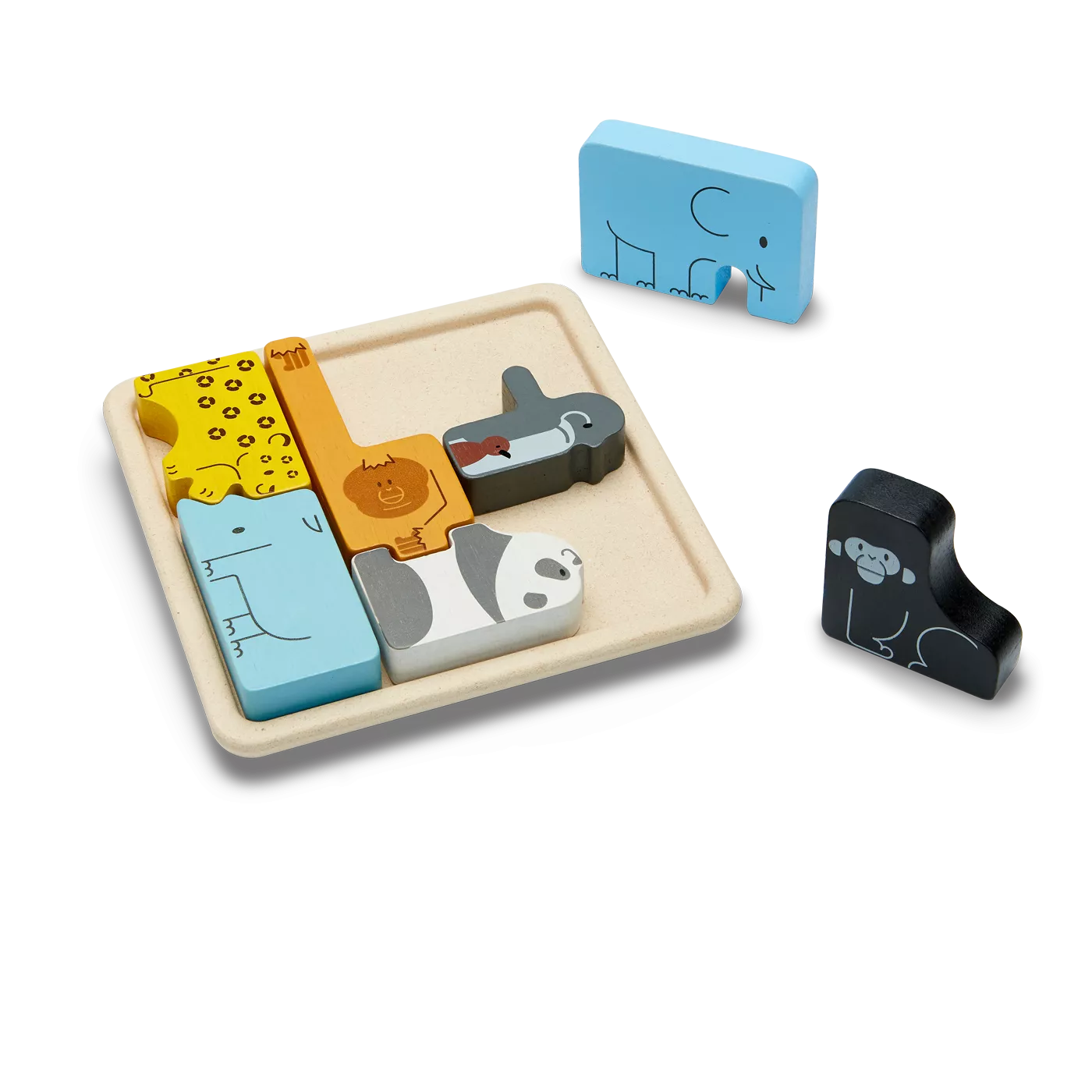 PlanToys PlanToys Puzzle - Zvířata