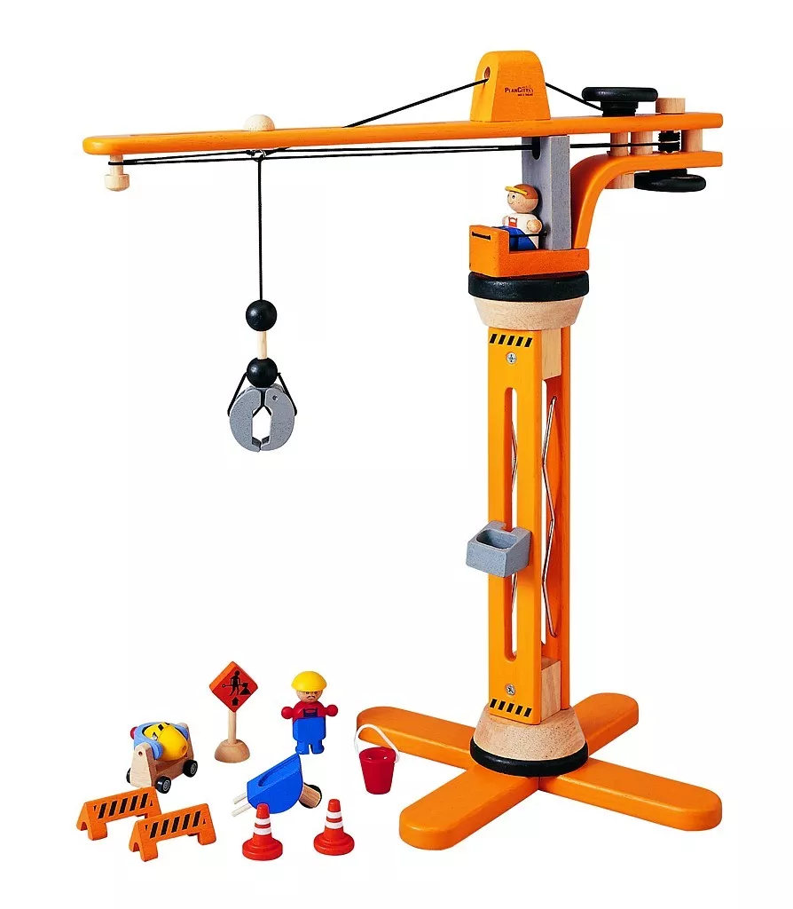 PlanToys PlanToys Sada s jeřábem