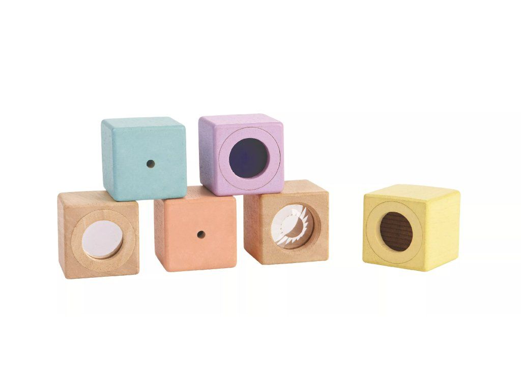 PlanToys PlanToys Smyslové kostky (6ks) "PlanLifestyle" - Obrázek 2