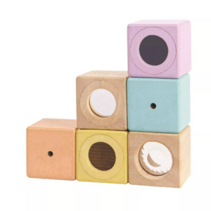 PlanToys PlanToys Smyslové kostky (6ks) "PlanLifestyle"