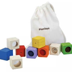 PlanToys PlanToys Smyslové kostky (9ks)