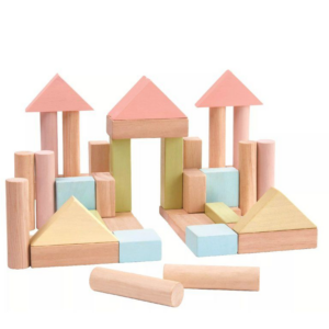 PlanToys PlanToys Stavební kostky 40 ks (pastelové)
