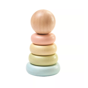 PlanToys PlanToys Stohovací kroužky (pastelové)