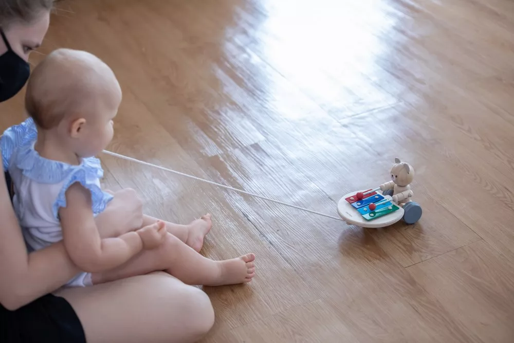 PlanToys PlanToys Tahací medvěd s xylofonem - Obrázek 2