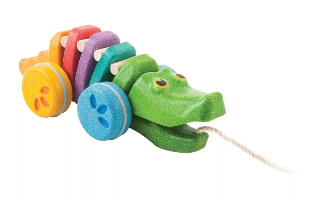 PlanToys PlanToys Tančící krokodýl - duhový - Obrázek 2