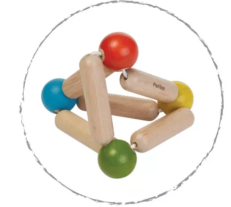 PlanToys PlanToys Tvarovací chrastítko - Triangle - Obrázek 2