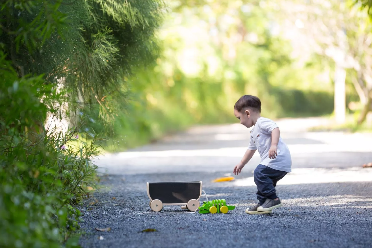 PlanToys PlanToys Vozík - černý - Obrázek 2
