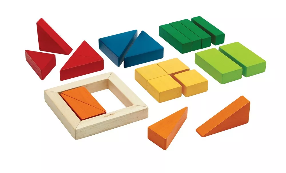 PlanToys PlanToys Zlomkové kostky