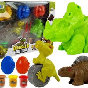 Plastelína dinosauři 4 barvy