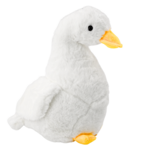 Plyšová bílá husa mazlíček kacena 40 cm