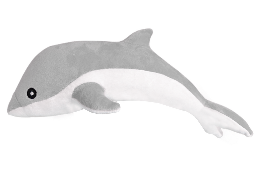 Plyšová hračka delfín šedý 70 cm