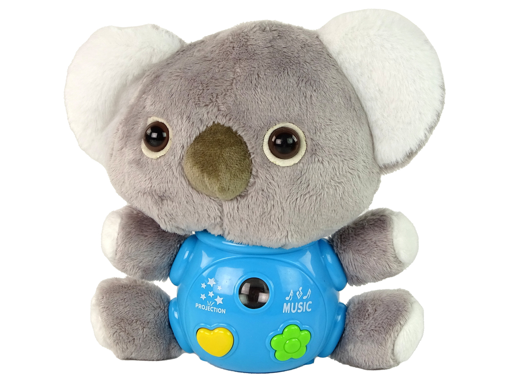 Plyšová koala s projektorem šedá - Obrázek 2