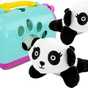 Plyšová panda s přepravkou