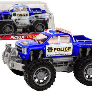 Policajní pickup modrý terénní vůz