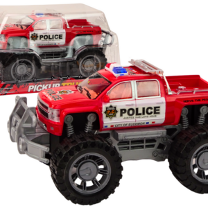 Policejní auto Pickup červený