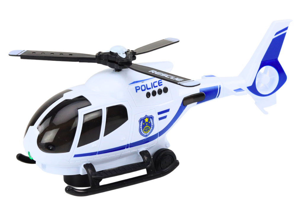 Policejní helikoptéra jezdící se světly a zvuky - Obrázek 2
