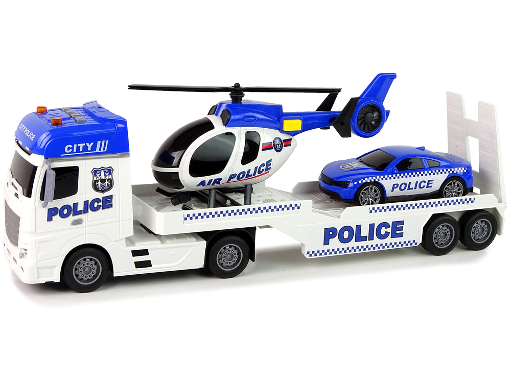 Policejní sada přívěs auto vrtulník - Obrázek 2