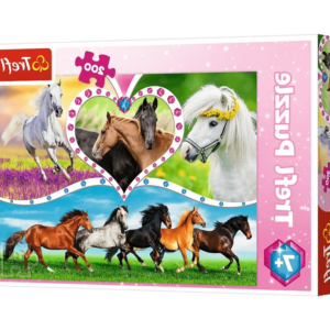 Puzzle 200 dílků Krásní koně Trefl 13248