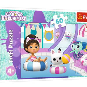 Puzzle Gabby na bazénu 60 dílků Trefl
