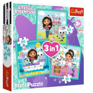 Puzzle Gábinin kouzelný domek 3v1 Trefl