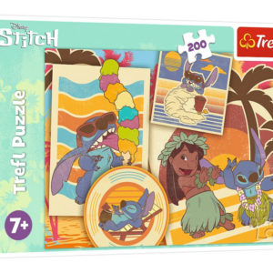 Puzzle Hudební svět Lilo a Stitch 200 dílků Trefl