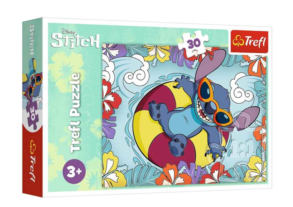 Puzzle Lilo a Stitch na dovolené 30 dílků Trefl