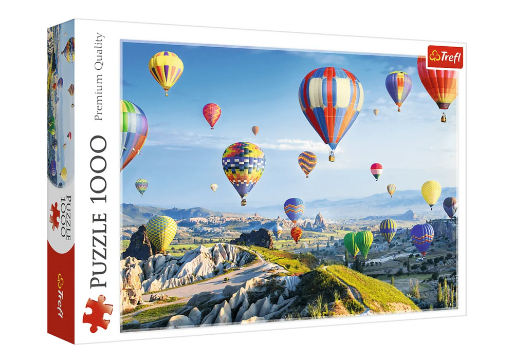 Puzzle Pohled na Kappadokii 1000 dílků Trefl
