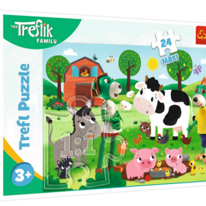 Puzzle Treflíci na venkově 24 maxi dílků Trefl