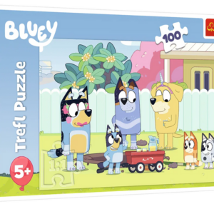 Puzzle Veselý svět Bluey 100 dílků Trefl