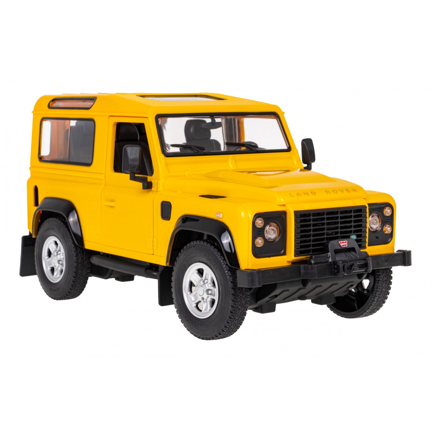 RASTAR Auto na dálkové R/C ovládání Land Rover Defender Rastar 1:14 žluté - Obrázek 2