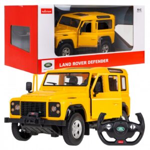 RASTAR Auto na dálkové R/C ovládání Land Rover Defender Rastar 1:14 žluté