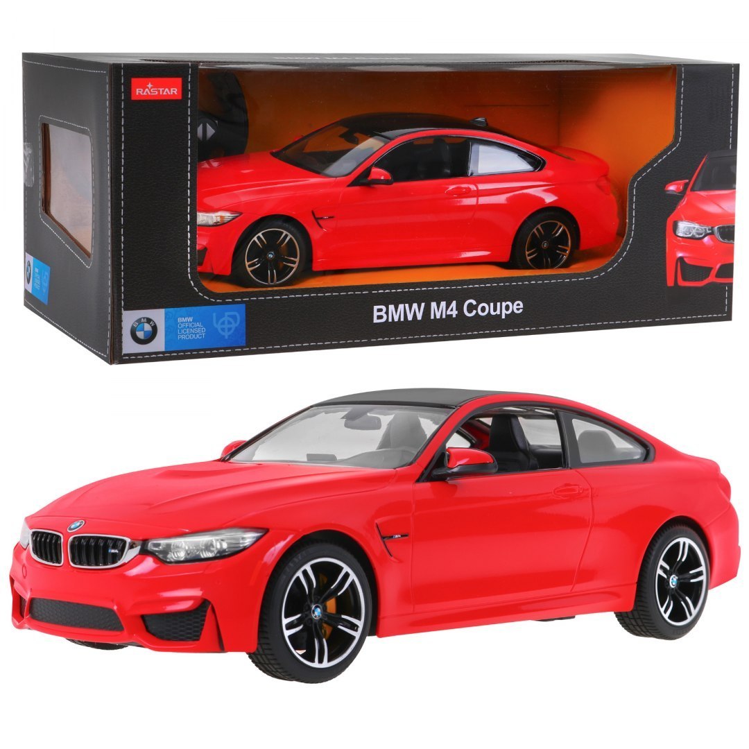 RASTAR Auto na dálkové ovládání R/C BMW M4 Coupe Rastar červené