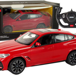 RASTAR Auto na dálkové ovládání R/C BMW X6 M Rastar 1:14 červené