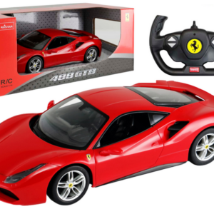 RASTAR Auto na dálkové ovládání R/C Ferrari 488 GTB 1:14 Rastar červené
