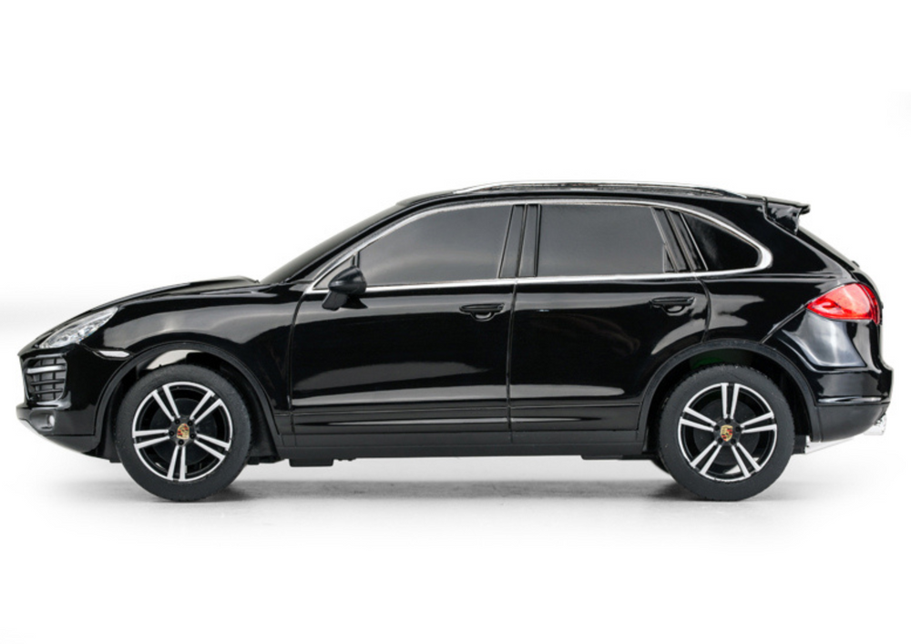 RASTAR Auto na dálkové ovládání R/C Porsche Cayenne Turbo 1:24 Rastar černé - Obrázek 2