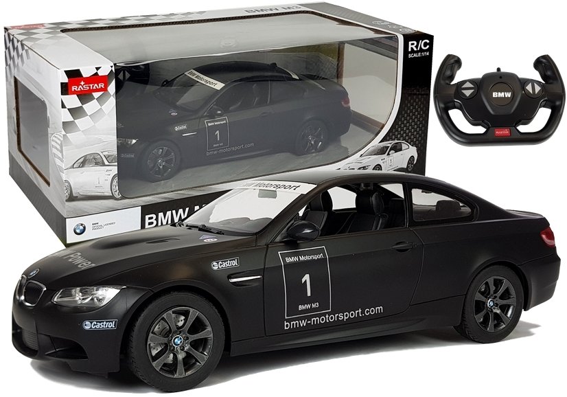 RASTAR RASTAR Auto na dálkové ovládání R/C BMW M3 1:14 černé