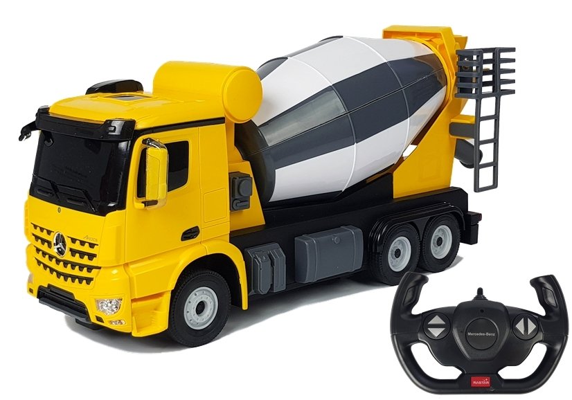 RASTAR RASTAR Auto na dálkové ovládání R/C Mercedes Arocs 1:14 žluté - Obrázek 2