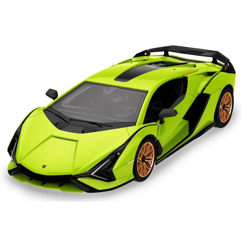 RASTAR RASTAR Konstrukční autíčko na dálkové ovládání Lamborghini Sian 1:18 zelené - Obrázek 2