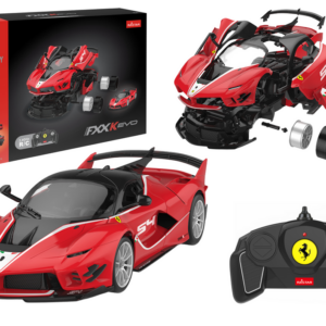 RASTAR Stavebnice Ferrari FXXK EVO na dálkové ovládání 1:18 Rastar 88 dílů červené